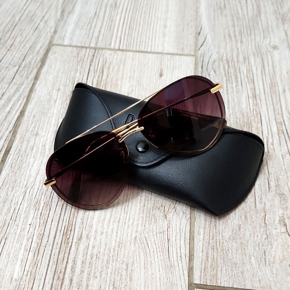 Diff Eyewear Accessories - DIFF 'Lenox' Sunglasses in Gold